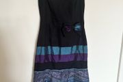 Topsi Strapless Black Dress UK10