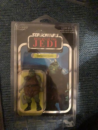 Vintage Star Wars Gamorrean Guard Carded