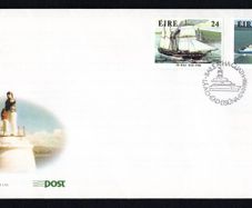 1986 Ireland Maritime Anniversaries Ships Commemorative Stamps An Post Stamp First Day Cover (FDC)