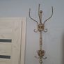 Vintage Wall Mounted Coat Rack, Antique Style Hooks Image 5