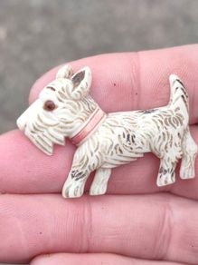 Art Deco Scottie Bakerlite Brooch