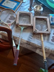 3 Antique Badminton Rackets around 1930s Price for 3, Postage Available or Collection