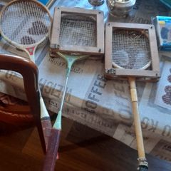 3 Antique Badminton Rackets around 1930s Price for 3, Postage Available or Collection