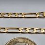 9ct Yellow Gold Figaro Link Chain Image 4