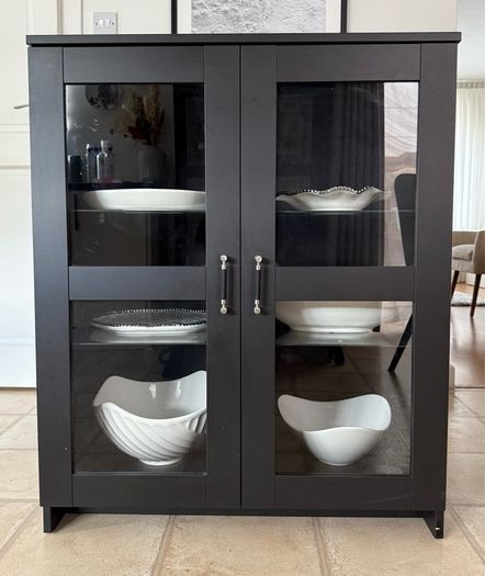Glass door cabinet