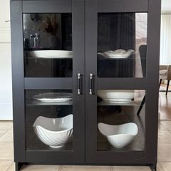 Glass door cabinet