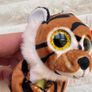 TY Beanie Babies Tiger Clawdia approx. 10 cm keychain Please see photos Image 5