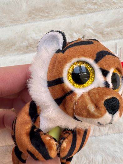 TY Beanie Babies Tiger Clawdia approx. 10 cm keychain Please see photos