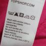 TOPSHOP fuschia puff skirt with pockets Sz 12 Image 9