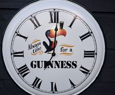 Guinness  clock