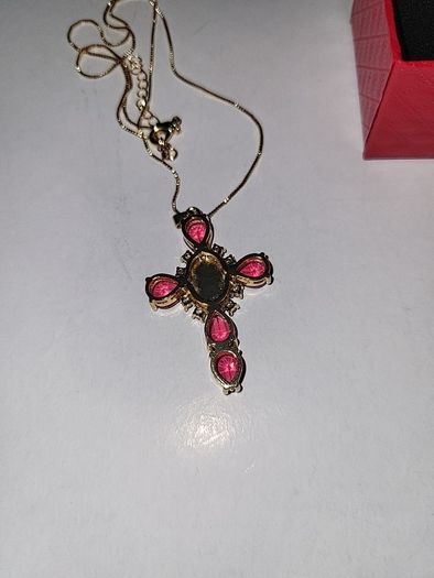 Crucifix and necklace