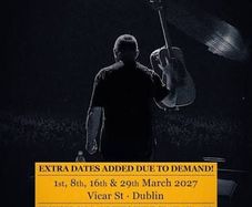 Christy Moore tickets Vicar street Dublin sold out