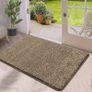 Indoor Doormat Front Door Rug Low-Profile Barrier Mat Non Slip Entrance Dirt Trapper Door Floor Mat for Entry Patio High Traffic (45X70cm,Brown) Image 2