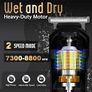Beard Trimmer Men, Waterproof Electric Razor for Nose, Body, Face and Mustache, Cordless Hair Clippers Shavers for Men Grooming Kit, Gifts for Husband Father Image 7