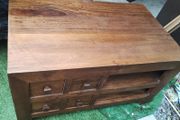 Wooden tv stand (26256)