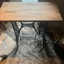 Singer base with teak top Image 4