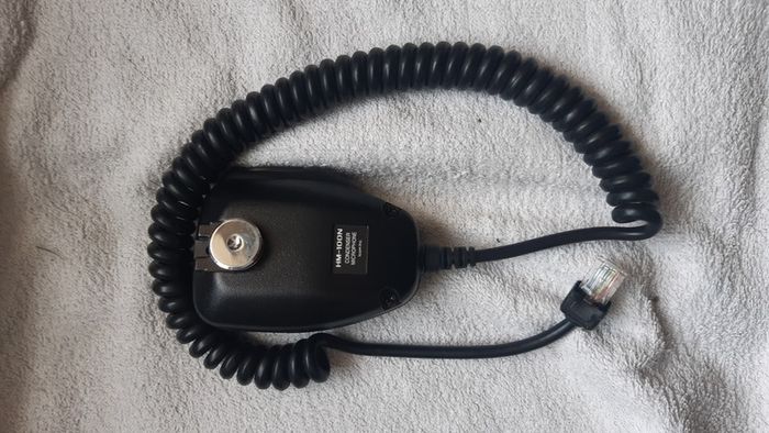 Icom HM-100N condenser microphone RJ45 Ham Amateur radio PMR