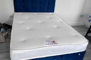 bed with mattress