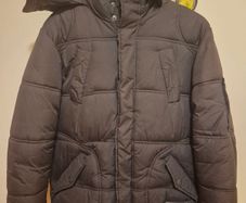 Tom Tailor Designer Winter Puffer Jacket - Dark Brown Size 152cms /Age 12, A,V