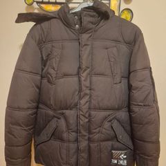 Tom Tailor Designer Winter Puffer Jacket - Dark Brown Size 152cms /Age 12, A,V