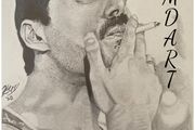 freddie Mercury drawing