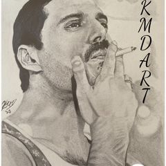 freddie Mercury drawing