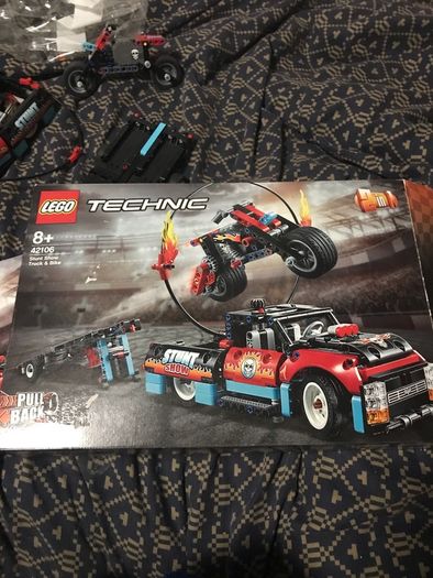 Lego Technic Set : Truck and bike technic set w box