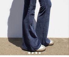 Subdued Chenille Flared Pants - BNWT