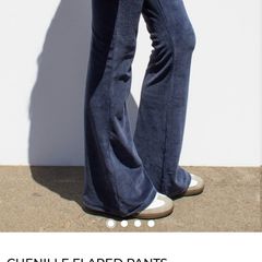Subdued Chenille Flared Pants - BNWT
