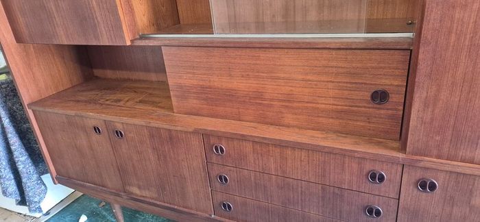 Mid Century Teak Highboard