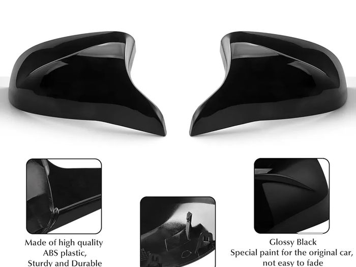 bmw x5 f15 rear spoiler and door mirror covers m performance  m sport