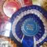 Wall Display Cabinet Dog Rosettes Image 3