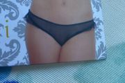 Mesh ruffle open back Panty One Size