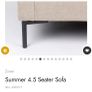 Woo Design 4.5 seater Zuiver Summer Sofa plus Hocker Image 3
