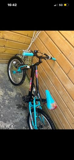 turquoise bike