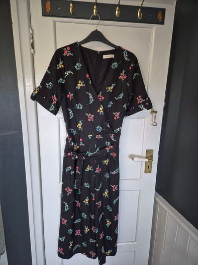 Black Oasis Floral Jumpsuit