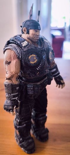 NECA Gears of War 3 Marcus Fenix Figure (2011) Mint Condition  Collection Only