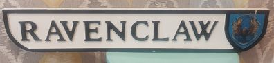 Large wooden Ravenclaw Harry Potter sign