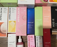 Last few viral Korean Medicube and April skin skincare products new
