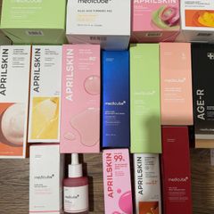 Last few viral Korean Medicube and April skin skincare products new