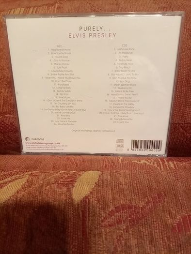 cd Elvis Presley double CD purely