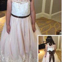Princess Ballroom Gown with Petticoat. Age 9 to 11