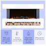 Wall mounted electric heater & fireplace with remote control Image 8