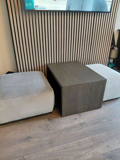 Footstool with Coffee Table