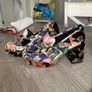 ASOS Gucci inspired Heeled Loafers Velvet Floral Size UK 4 Image 3