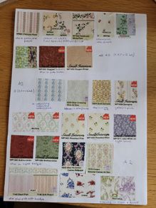 Dolls house wallpaper