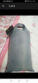 waffle grey shower curtain