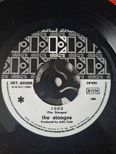 The Stooges 1969/real cool time 7" rare french 1969 release