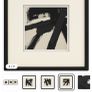 Set of 3 Black & White Framed/Glass prints/paintings Image 8