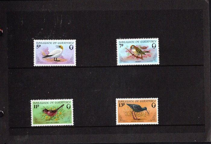 1978 Guernsey Birds of the Bailiwick Commemorative Stamps Presentation Pack